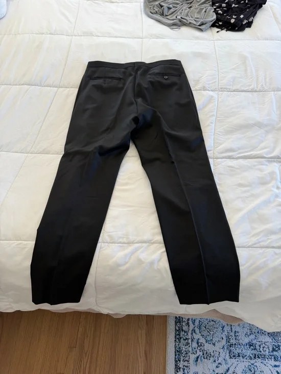 Calvin Klein Black Tuxedo Suit | 100% Wool | Size 34R | Peak Lapel - Picture 7 of 7